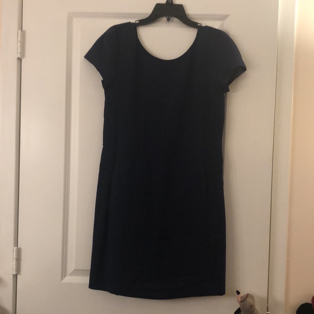 Preloved Theory navy blue dress size 6